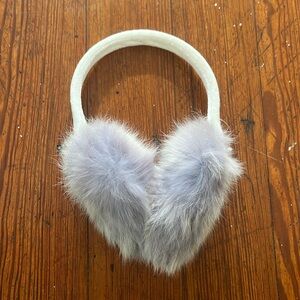 100% Rabbit Fur Earmuffs